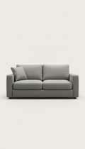 Modulares Sofa mit Metallakzenten